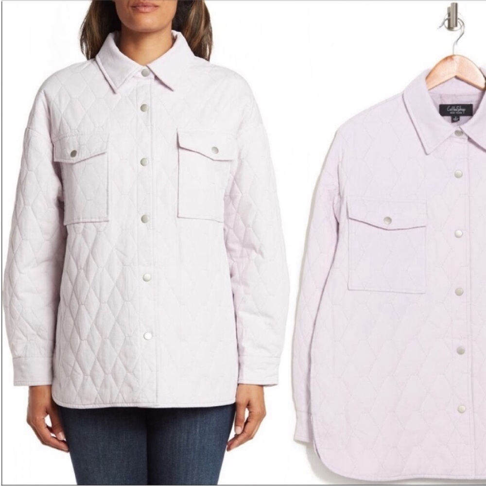COFFEE SHOP Quilted Shirt Jacket - Picture 5 of 9